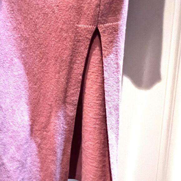 NEW Marella long Cashmere Blend Cardigan Womens Size Medium Rose Mauve Duster - Picture 8 of 9